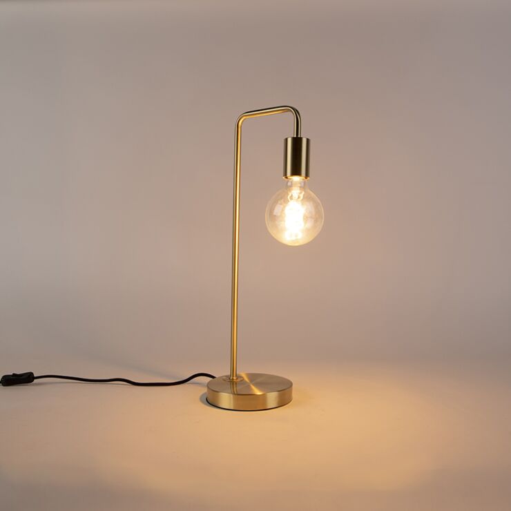 Art Deco table lamp brass - Image 2
